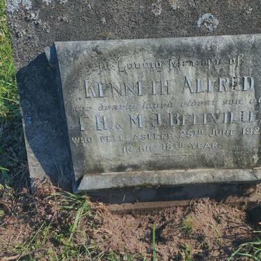 BELLVILLE Kenneth Alfred -1927