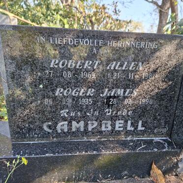 CAMPBELL Roger James 1935-1990 :: CAMPBELL Robert Allen 1969-1981