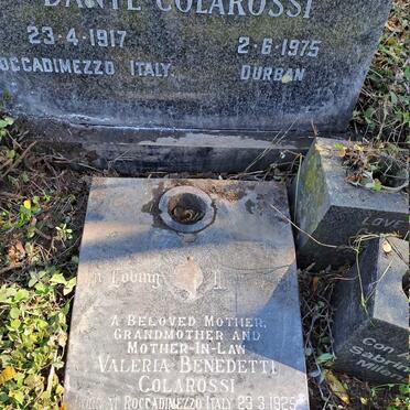 COLAROSSI Valeria Benedetti 1925-1999