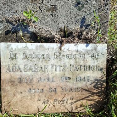 FITZPATRICK Ada Sarah -1946