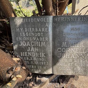 GOUS Joachim Jan Hendrik 1901-1973 & Maria Cornelia Johanna 1904-1979 _2