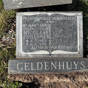GELDENHUYS Nicolaas Johannes 1930-1998