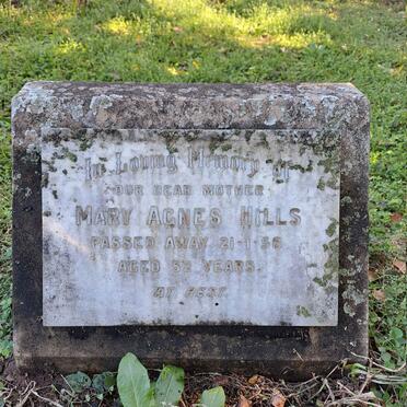 HILLS Mary Agnes -1958