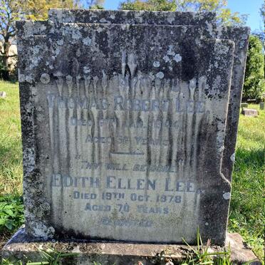 LEE Thomas Robert -1944 & Edith Ellen -1978