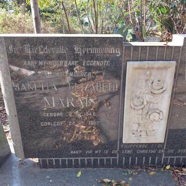 MARAIS Janetta Elizabeth 1948-1982