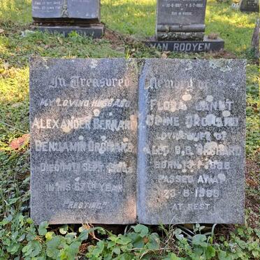 ORCHARD Alexander Bernard Benjamin -1956 & Flora Janet Quine 188?-1969