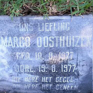 OOSTHUIZEN Marco 1977-1977