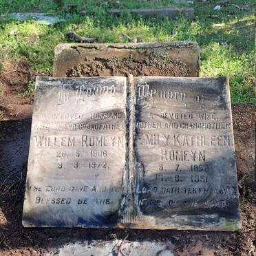 ROMEYN Willem 1906-1972 & Emily Kathleen 1898-1991