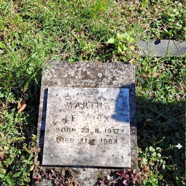 ROUX Martha, le 1917-1984