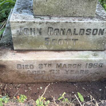 SCOTT John Donaldson -1960
