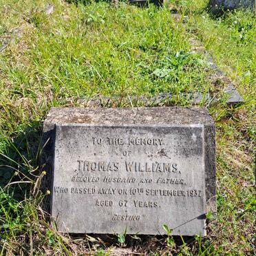 WILLIAMS Thomas -1937