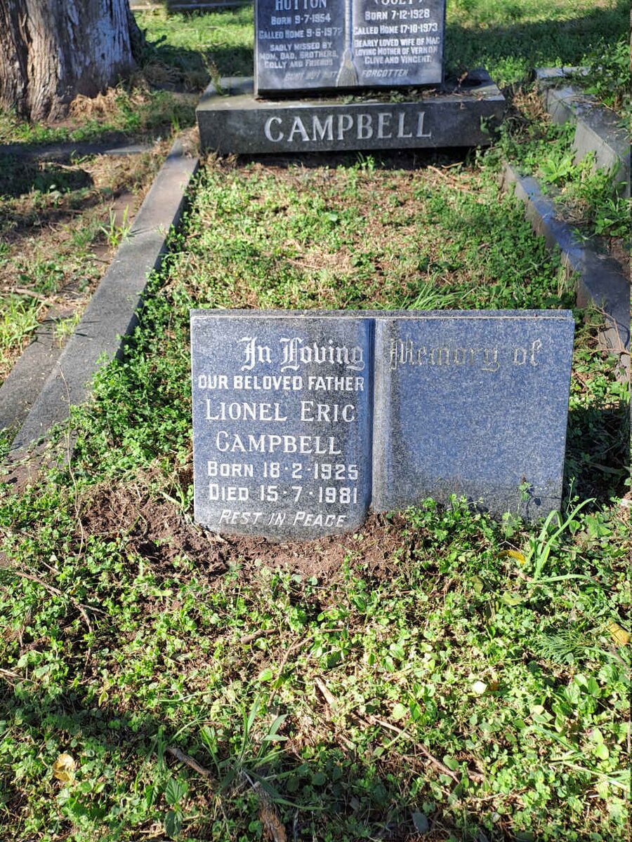 CAMPBELL Lionel Eric 1925-1981