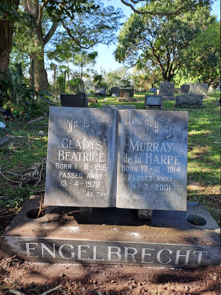 ENGELBRECHT Murray de la Harpe 1914-2001 :: ENGELBRECHT Gladys Beatrice 1916-1978