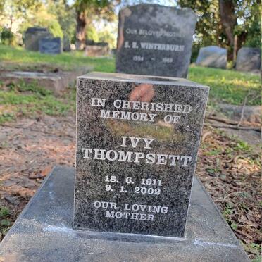 THOMPSETT Ivy 1911-2002