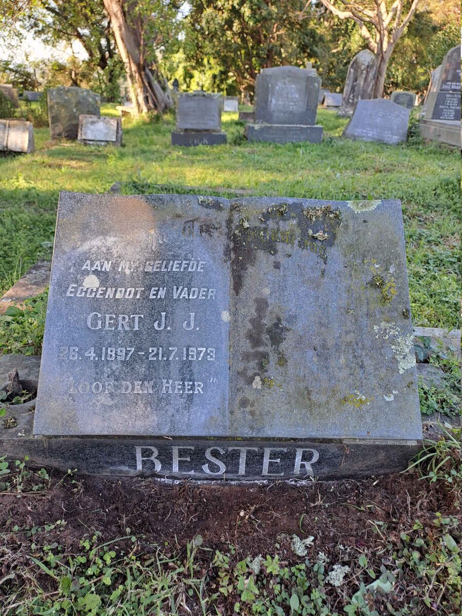 BESTER Gert J.J. 1897-1973