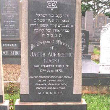 AUFRICHTIG Jacob -1972