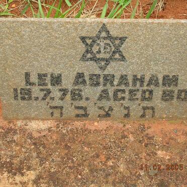 ABRAHAM Len -1976