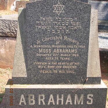 ABRAHAMS Moss -1960