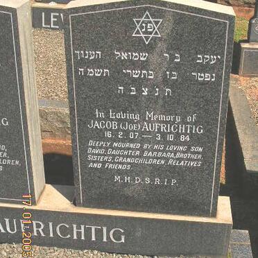 AUFRICHTIG Jacob 1907-1984