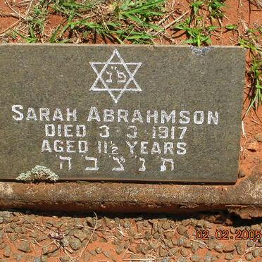 ABRAHMSON Sarah -1917