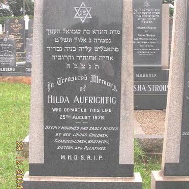 AUFRICHTIG Hilda -1979