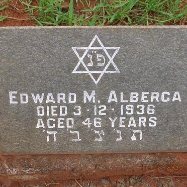 ALBERGA Edward M. -1936