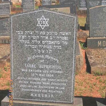 AUFRICHTIG Taube -1954