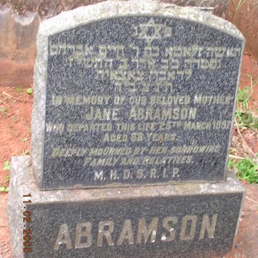 ABRAMSON Jane -1957