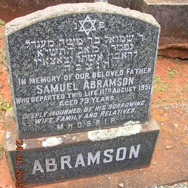 ABRAMSON Samuel -1951