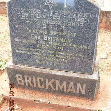 BRICKMAN Eva -1953