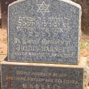 BARNETT Julius -1962