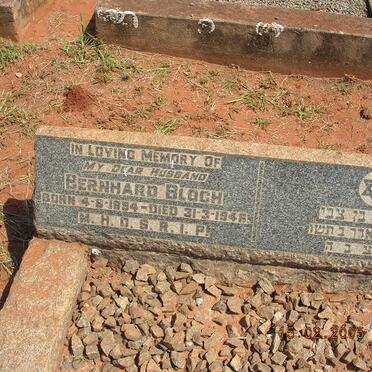 BLOCH Bernhard 1894-1946