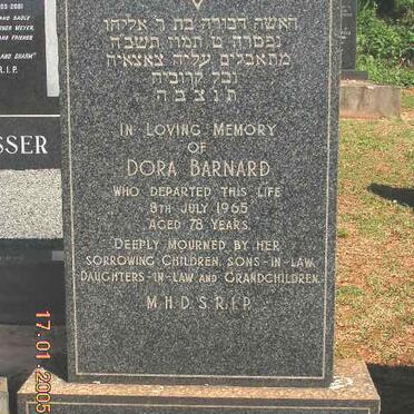 BARNARD Dora -1965