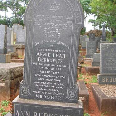 BERKOWITZ Annie Leah -1973