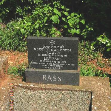 BASS Lily 1903-1991