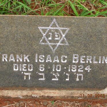 BERLIN Frank Isaac -1924