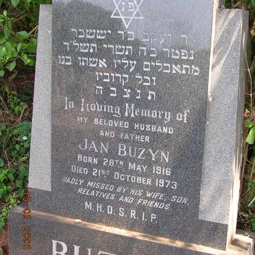 BUZYN Jan 1916-1973