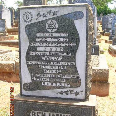 BENJAMIN Wally -1941