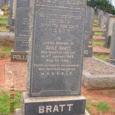 BRATT Adolf -1949