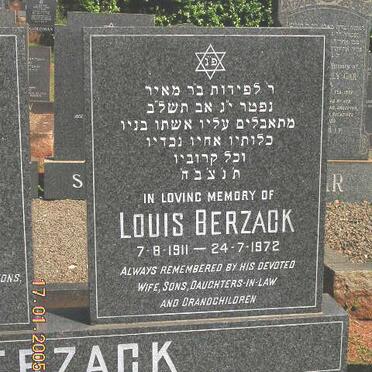 BERZACK Louis 1911-1972