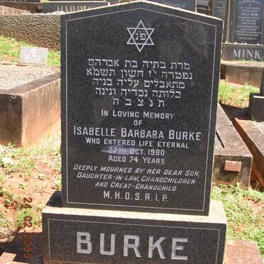 BURKE Isabelle Barbara -1980