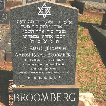BROOMBERG Aaron Isaac 1905-1967
