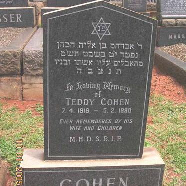 COHEN Teddy 1919-1980