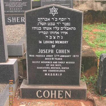 COHEN Joseph -1973