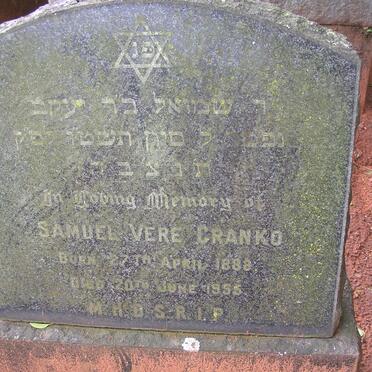 CRANKO Samuel Vere 1888-1955