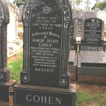 COHEN Aaron Julius -1982