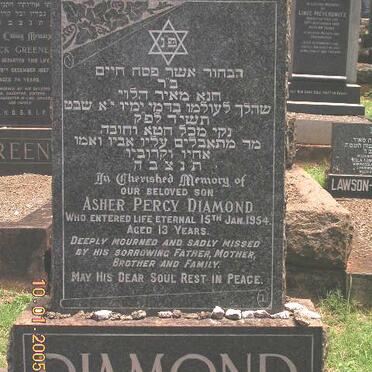 DIAMOND Asher Percy -1954