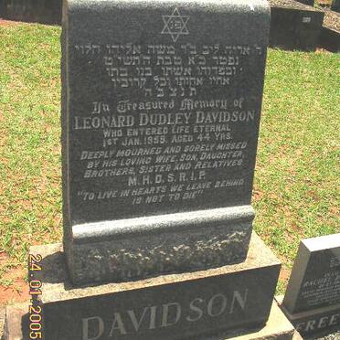 DAVIDSON Leonard Dudley -1959