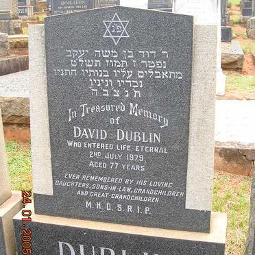 DUBLIN David -1979