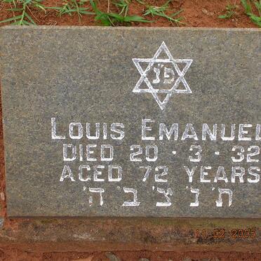EMANUEL Louis -1932